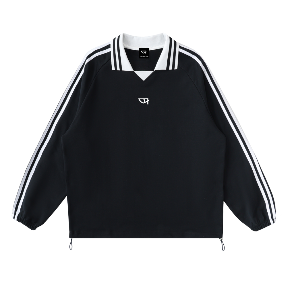 Contrast Striped Sweatshirt